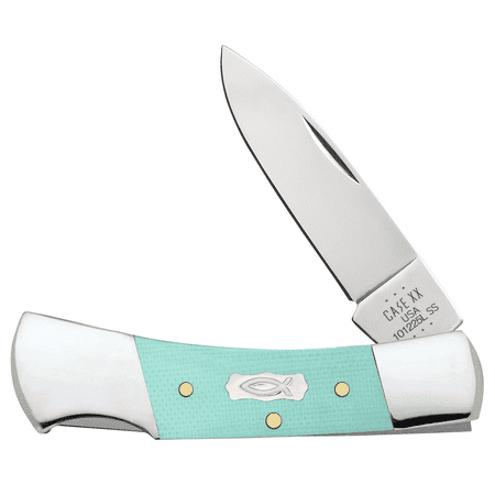 Case XX Knives Lockback Seafoam Green G-10 18106 Stainless Steel Pocket Knife