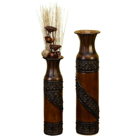 Metal Vase Set Of 2 Easy To Clean