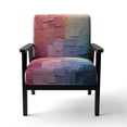 thumbnail image 4 of Designart « Abstract Collage III » Fauteuil d'Appoint Rembourré à Écusson Rose - Fauteuil Moderne pour Chambre, 4 of 7