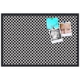 thumbnail image 2 of PinPix 36x24 Custom Cork Bulletin Board Black - White Clover Poster Board Has a Fabric Style Canvas Finish, Framed in Black - White Clover, by ArtToFrames (PinPix-121), 2 of 5