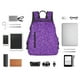 thumbnail image 4 of Disketp Glitter Purple Mochila Ligera e Impermeable, Mochila de Día Resistente para Viajes, Senderismo y Uso Diario para Hombre y Mujer, 4 of 7
