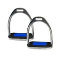 thumbnail image 3 of Ximing 2Pcs Horse Riding Stirrups Horse Riding Stirrup Outdoor Supplies High Strength Safety Horse Riding Horse Riding Tool Stirrups blue, 3 of 10