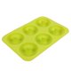 thumbnail image 1 of 6 Cavity Silicone Donut Mold, Donut and Chocolate Mold, Microwave and Freezer Safe (Green), 1 of 4