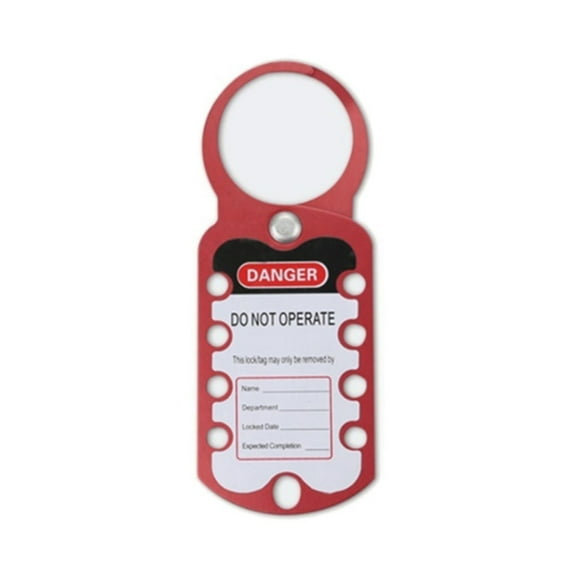 Lockout HASP PS-LOTO-HASP-2IN1 TAG Pack of 10