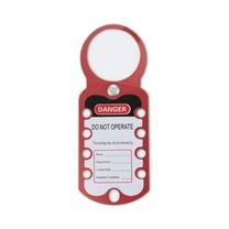 Lockout HASP PS-LOTO-HASP-2IN1 TAG Pack of 10