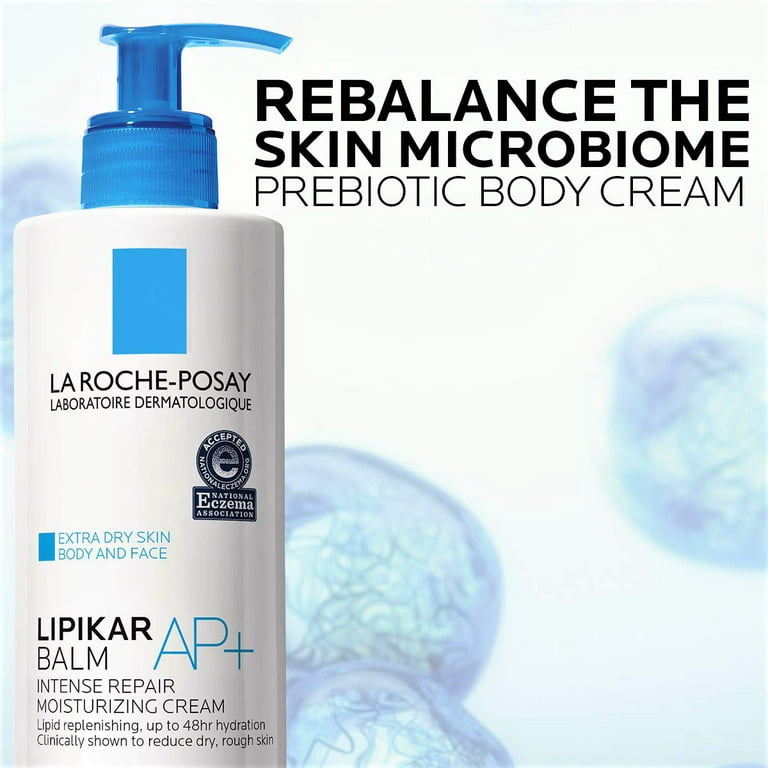 La Roche-Posay Lipikar Balm AP+ Intense Repair Body Cream for Extra Dry Skin, Body Moisturizer to Hydrate & Soothe, Dermatologist Recommended, Sensitive Tested - Walmart.com
