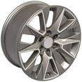 thumbnail image 4 of OE Wheels CV26 20 Inch Rims and Tires Fit Silverado 1500 LTZ Style 6x139.7 20x9 Gloss Silver Machined - Hollander 5919 - Dueler H/L Alenza 275/55-20 (Set of 4), 4 of 5