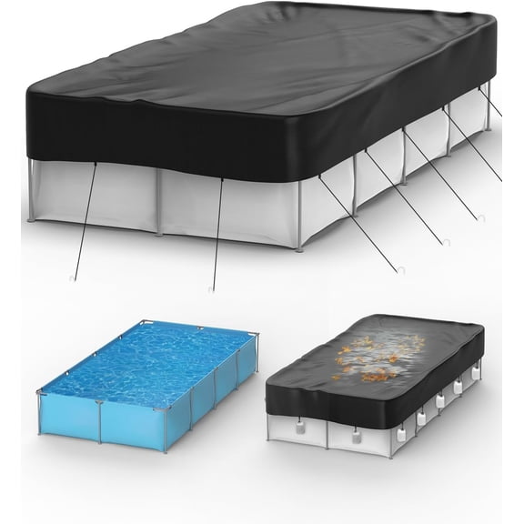 16x32 ft Pool Cover for Rectangular Above Ground Pools