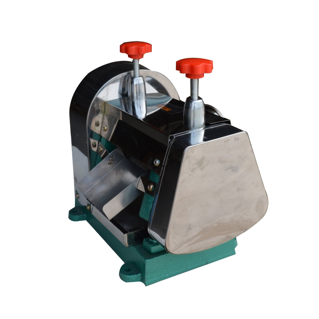 INTBUYING Manual Sugar Cane Press Juicer Machine Press Sugarcane Ginger Juice Extractor Squeezer with 2 Knives