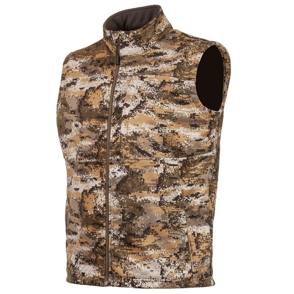 Men's Elkins Mid Weight Windproof, Soft Shell Vest, Waffle Fleece Interior (Disruption®)
