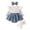 Blue, variant on Gerichy Newborn Baby Girl Clothes Smocked Bubble Romper Dress Socks Headband Cute Fall Winter Baby Girls Clothing 0-12 Months