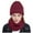 Red, variant on PMVFHDE Women Winter Knit Set Neck Warmer Combo Sphere Hat Warm Brushed Lined for Cold Weather Red