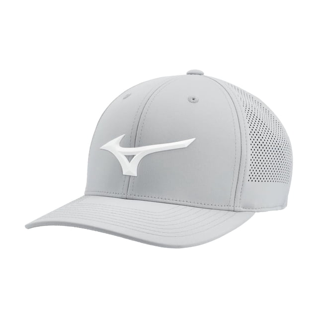 Gorra de Golf Mizuno Tour Vent Snapback Unisex Gris Claro-Blanco