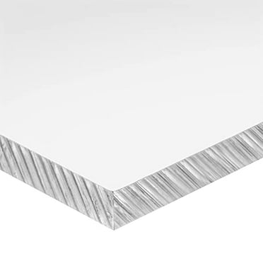 USA Sealing Clear Polycarbonate Plastic Sheet, 3/16”Thick x 24”Wide x 48”Long, Transparent Panel, Shatter Resistant, Easy-to-Cut, Bendable, Moldable. For DIY, Crafts,Industrials,Robotics,Manufacturing