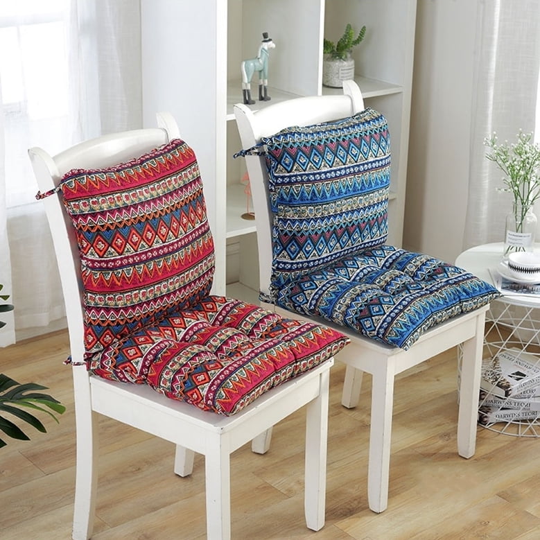 20'' Thick Outdoor Chair Cushion High Back Solid Dining Chair Cushion