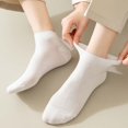 thumbnail image 5 of Soft Tube Summer Mesh Socks Ultra Thin Solid Color Short Running Socks Breathable Simple Sports Socks Cycling, 5 of 5