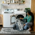 thumbnail image 5 of My Magic Carpet 3'x5' Machine Washable Non-Slip Kitchen Entryway Area Rug - Ramage Blue, 5 of 6