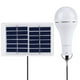 thumbnail image 1 of 5 modos 20 COB LED luz solar USB bombilla recargable lámpara de camping (9W), 1 of 6