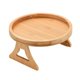 thumbnail image 1 of Bandeja para reposabrazos de sofá de madera de bambú, portátil y plegable para personas mayores con movilidad limitada (amarillo), 1 of 4