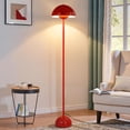 thumbnail image 2 of Lámpara de pie Coucrek roja 168 cm, diseño industrial moderno, 2 of 7
