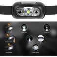 thumbnail image 2 of Linterna frontal LED, paquete de 2, linterna frontal recargable por USB, con sensor de movimiento y modos de luz roja, 2 of 5