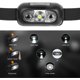 thumbnail image 2 of Linterna frontal LED, paquete de 2, linterna frontal recargable por USB, con sensor de movimiento y modos de luz roja, 2 of 5