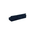 thumbnail image 5 of Meridian Furniture Cozy Navy Velvet Modular 3 Piece Armless Sofa, 5 of 6