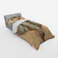 thumbnail image 2 of Ambesonne African Bedding Set 3 Pcs, Wild Retro s, Twin, Almond Grey, 2 of 2