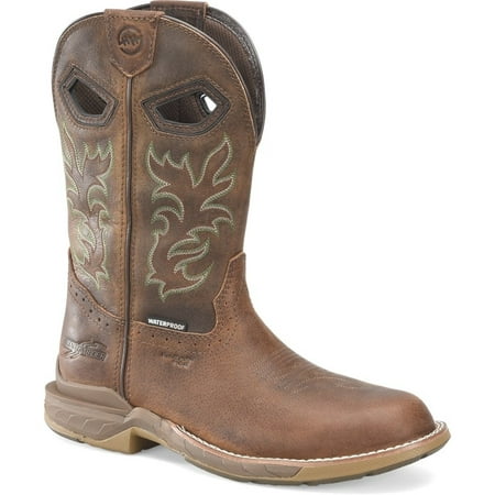 

Double-H Boots Men s Apparition 11� Waterproof Composite Toe Roper Non-Metallic Work Boot Brown - DH5383