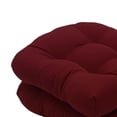 thumbnail image 3 of Cojines de asiento capitoné para exteriores / interiores Cojines para sillas (respaldo ), 19 Vino rojo, 3 of 4