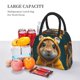 thumbnail image 5 of Balery Modern Yellow Sweater Guinea Pig Bolsa de Almuerzo para Mujeres, Caja de Almuerzo, Bolsa de Almuerzo Pequeña Impermeable, Tote de Almuerzo Reutilizable con Gran Capacidad, 5 of 6