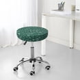 thumbnail image 6 of KLL Green Christmas Round Bar Chair Cushion Cover ,Bar Stool Protector with Elastic, Soft Washable, 6 of 6