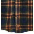 thumbnail image 3 of Venado Mens Plaid Shirts for Men - Heavyweight Buffalo Plaid Fleece Shirt - Soft (Plaid Navy, X-Large), 3 of 3