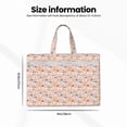 thumbnail image 3 of Honeii Cute Ducks In Hats Print Canvas Tote Bag with Compartments Laptop Tote Bag Large Tote Bag, 3 of 8