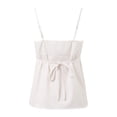 thumbnail image 3 of WEIWEN Womens Spaghetti Strap Tank Top Summer Lattice Lace Trim V Neck Sleeveless Going Out Babydoll Tank Tops for Women Camisole Tops tx02-Pink, M, 3 of 5