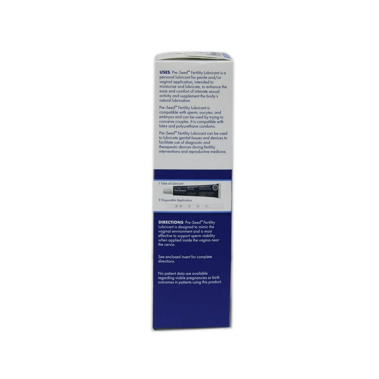 sperm friendly lubricant at walmart Pre-Seed Fertility Lubricant, Sperm Friendly, pH Balanced for Conception  Support main image 0