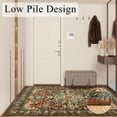 thumbnail image 2 of Findosom 8'x10' Vintage Area Rug for Living Room, Machine Washable Rugs Non Slip Distressed Indoor Rug,Large Retro Area Rug Floor Carpet for Bedroom Dining Room Entryway Office Decor,Rust, 2 of 9