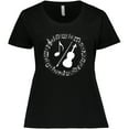 thumbnail image 3 of Inktastic Violin Gift for Violinist Women's Plus Size T-Shirt, 3 of 5