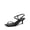 BLACK, variant on Women's Low Kitten Heels Square Open Toe Ankle Strap Party Wedding Dressy Sandals Shoes