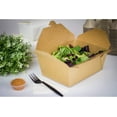 thumbnail image 3 of Watson Distributing #1 Take-Out Container Microwaveable Folded Paper 5" X 4.25" X 2.5" 450/Case, 3 of 5