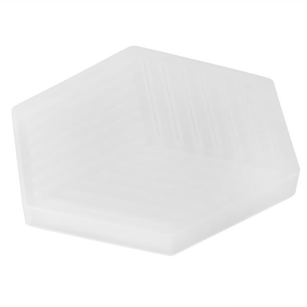 Square Silicone Mold 3.5 by 3.5 Glossy Finish .75 Depth 