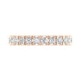 thumbnail image 3 of 1/2 Carat Round Diamond Wedding Band Ring in 14K Rose Gold (Ring Size 10.25), 3 of 6