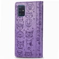 thumbnail image 4 of Funda Cartera FOXDOCK para Samsung Galaxy A71 5G , Flip PU con Relieve de Gatos y Perros, Tarjetero y Soporte, 4 of 6