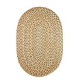 thumbnail image 1 of Traditional Beige Decor Area Rug, Braided Textured Design 4' X 6' Oval - Carpet, 1 of 2