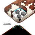 thumbnail image 5 of VELVET CAVIAR for iPhone 16 Pro Case Cow Print - Compatible with MagSafe - Cute Protective Black Case for Women - Cocoa Cow, 5 of 7