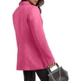thumbnail image 6 of Baberdicy Cardigan Sweaters for Women Lightweight Women's Casual Solid Long Sleeve Lapel Button Slim Work Office Fall Thin Jacket Women's Blazers Suit Jackets Womens Blazer Pink, 6 of 9
