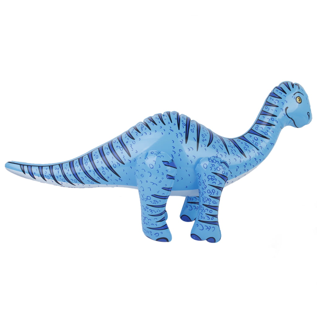 Inflatable Blow-up Brachiosaurus Novelty Toy Party Favors Blue 