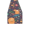 thumbnail image 2 of BSDHOME Chemin de Table en Coton et Lin Motif Sans Couture avec Chats Mignons 16x72 Pouces, 2 of 5