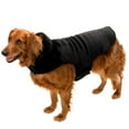 thumbnail image 5 of FurHaven Flex-Fit Reversible Plush Faux Fur Dog Coat - Large, Black, 5 of 10