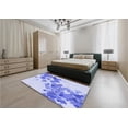 thumbnail image 4 of Ahgly Company Indoor Rectangle Patterned Heavenly Blue Area Rugs, 5' x 8', 4 of 6